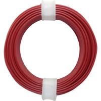 Donau Elektronik 105-0 Schakeldraad 1 x 0.20 mm² Rood 10 m