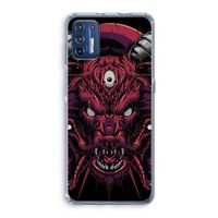 Hell Hound and Serpents: Motorola Moto G9 Plus Transparant Hoesje