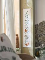 Textiel meetlat eekhoorn MA CABANE wit/groen