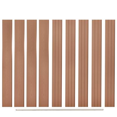 Vervangende schuttingplanken 9 st 170 cm HKC bruin