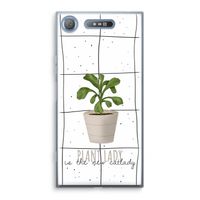 Kamerplant op vensterruit: Sony Xperia XZ1 Transparant Hoesje