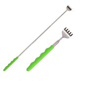 Uitschuifbare ruggenkrabber - 2x - 20 tot 65 cm - Groen - rugkrabber - metaal