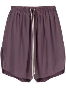 Rick Owens short à lien de resserrage - Violet