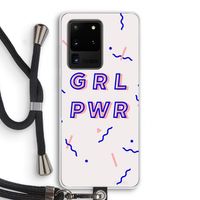 GRL PWR: Samsung Galaxy S20 Ultra Transparant Hoesje met koord