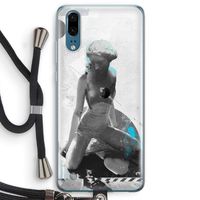 I will not feel a thing: Huawei P20 Transparant Hoesje met koord