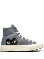 Converse x CDG baskets montantes Chuck 70 - Gris