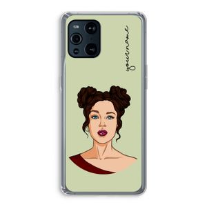 Pop-Art Creator: Oppo Find X3 Transparant Hoesje