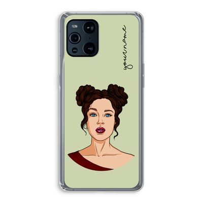 Pop-Art Creator: Oppo Find X3 Transparant Hoesje