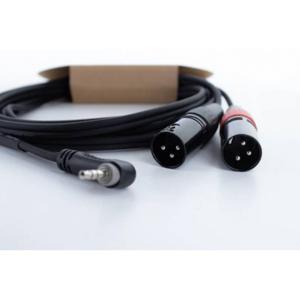 Cordial EY 1,5 WRMM XLR Y-adapter [1x Jackplug male 3,5 mm - 2x XLR-stekker 3-polig] 1.50 m Zwart