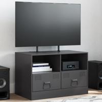 Tv-meubel 67x39x44 cm staal zwart
