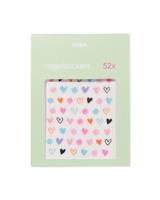 HEMA Nagelstickers hartjes - 52 stuks