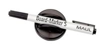 Whiteboardwisser MAUL met whitebordstift zwart magnetisch - thumbnail