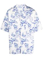 MARANT Lazlo floral-print shirt - Bleu - thumbnail