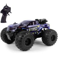 Op afstand bestuurbare RC-auto - TURBO CHALLENGE - 099349 - Schaal 1/18 - 2,4 GHz - 15 km/u - Licht met rookfunctie - Geschikt voor kinderen vanaf 6 jaar