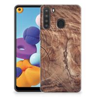Samsung Galaxy A21 | Bumper Hoesje | Tree Trunk