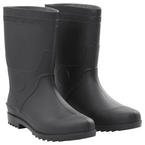 VidaXL Regenlaarzen maat 46 pvc zwart