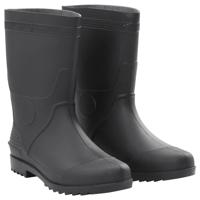 VidaXL Regenlaarzen maat 46 pvc zwart