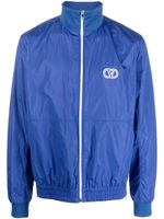 Valentino Garavani veste VLOGO à fermeture zippée - Bleu
