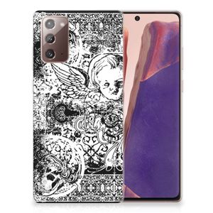 Silicone Back Case Samsung Note 20 Skulls Angel