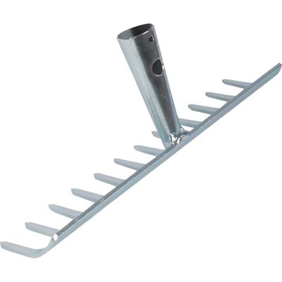 Tuinhark - 12 tanden - verzinkt - 30 cm - zonder steel