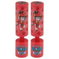 2x Paw Patrol Marshall waterpistool/waterpistolen van foam rood 15 cm