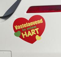 vastelaovend in mien hart feestdagen sticker