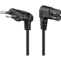 Cable EuroPlug Angled Both Ends, 3 meter Kabel - thumbnail