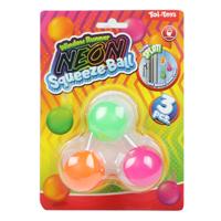 Toi-Toys Raamkruiper knijpballen neon, 3st.
