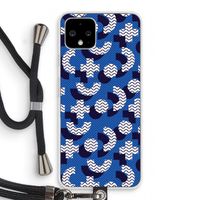 8-bit N°5: Pixel 4 Transparant Hoesje met koord