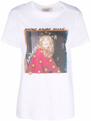 alessandro enriquez t-shirt à imprimé photographique - Blanc