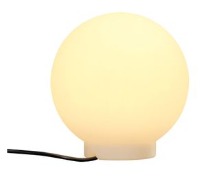 Moderne Design ROTOBALL FLOOR verlichting Ø25 zilvergrijs/wit E27