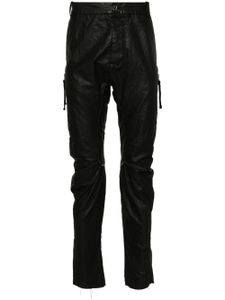 Masnada pantalon slim à coupe sarouel - Noir