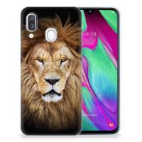Samsung Galaxy A40 | TPU Hoesje | Leeuw