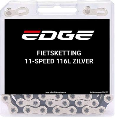 Fietsketting 11 speed Edge CHN-004 met 116 schakels - zilver