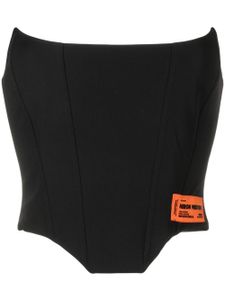 Heron Preston haut corset à patch logo - Noir