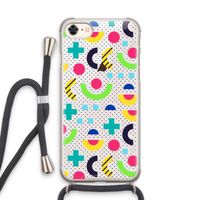 8-bit N°1: iPhone 7 Transparant Hoesje met koord