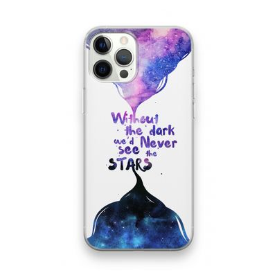 Stars quote: iPhone 12 Pro Transparant Hoesje