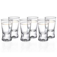 Shotglaasjes - 12x - gold collection - 25 ml - glas - borrelglazen - thumbnail