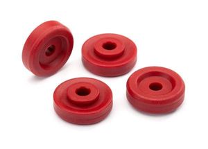 Wheel washers, red (4) (TRX-8957R)