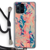 Alone: Oppo Find X3 Transparant Hoesje met koord