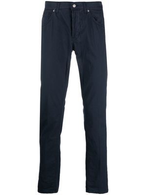 DONDUP jean droit à taille mi-haute - Bleu
