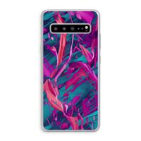 Pink Clouds: Samsung Galaxy S10 5G Transparant Hoesje