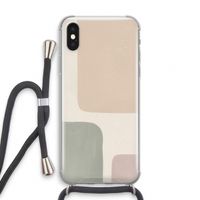 Geo #7: iPhone XS Transparant Hoesje met koord