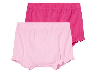 lupilu 2 baby broekjes (Lichtroze/roze, 50/56)