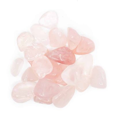 Trommelstenen Rozenkwarts (20 tot 40 mm) - 200 gram