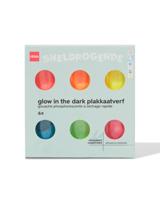 HEMA Plakkaatverf Glow In The Dark - 6 Stuks