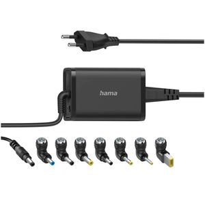 Hama UNIVERSELE NOTEBOOK-NETADAPTER, 15-19V/45W Voeding Zwart