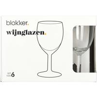 Blokker wijnglazen - set van 6 - 20cl - thumbnail