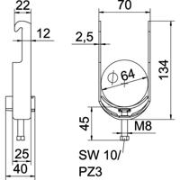 OBO Bettermann 1187956 Beugelklem 1 stuk(s) OBO Bettermann 1187956 Beugelklem 1 stuk(s)