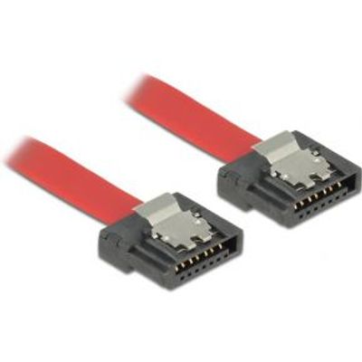 Delock 83834 SATA 6 Gb/s kabel 30cm rood FLEXI